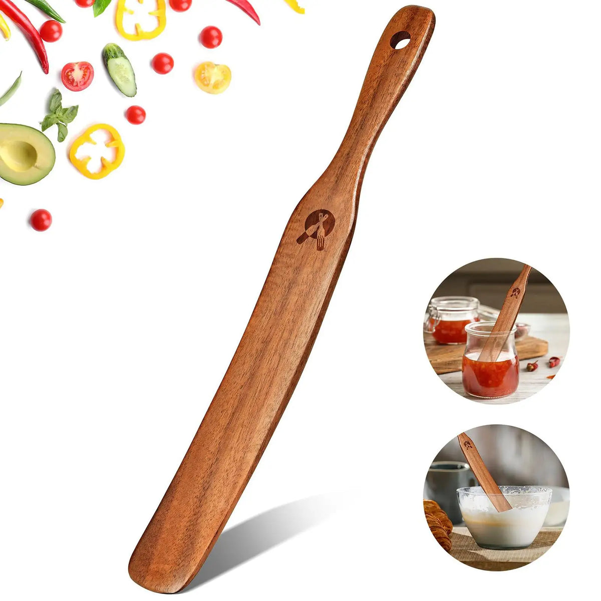 Slotted Kitchen Spatula and Stir Stick