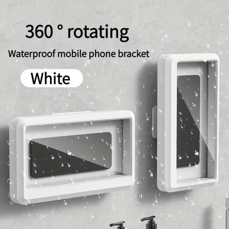 Self-Adhesive Shower Phone Holder Case
