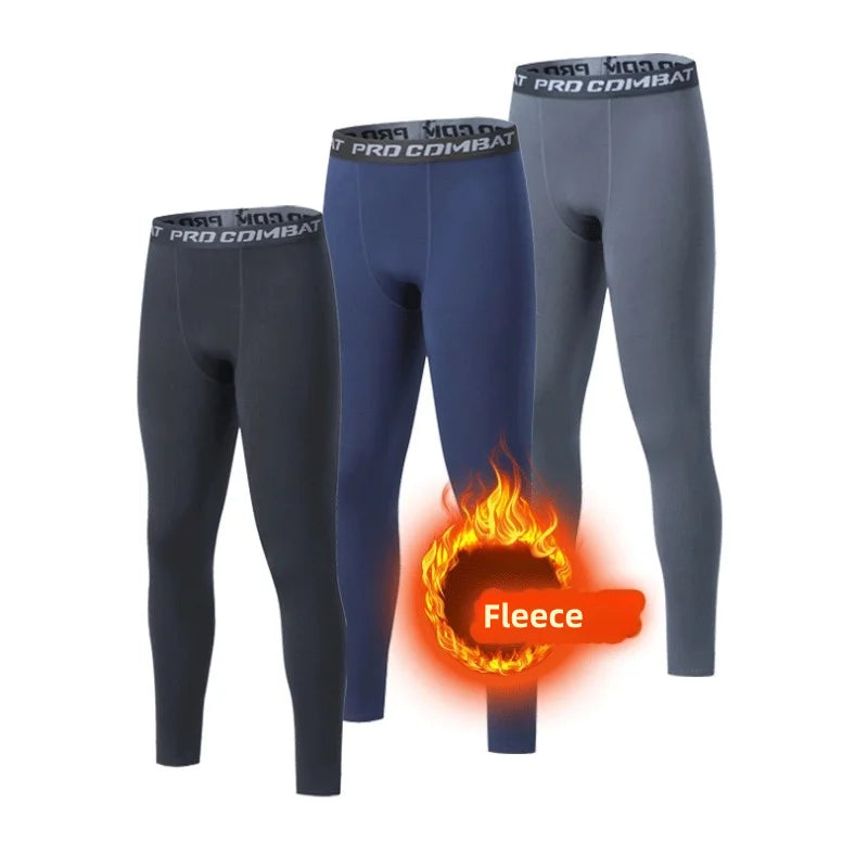 Men's Fleece Thermal Leggings