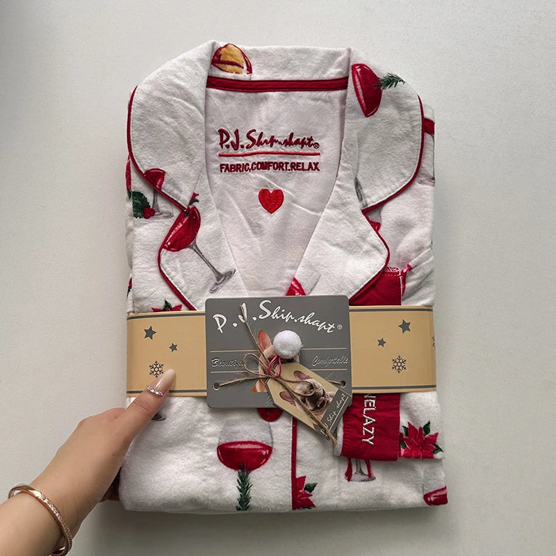 Women's Cartoon Print 2-Piece Pajama Set