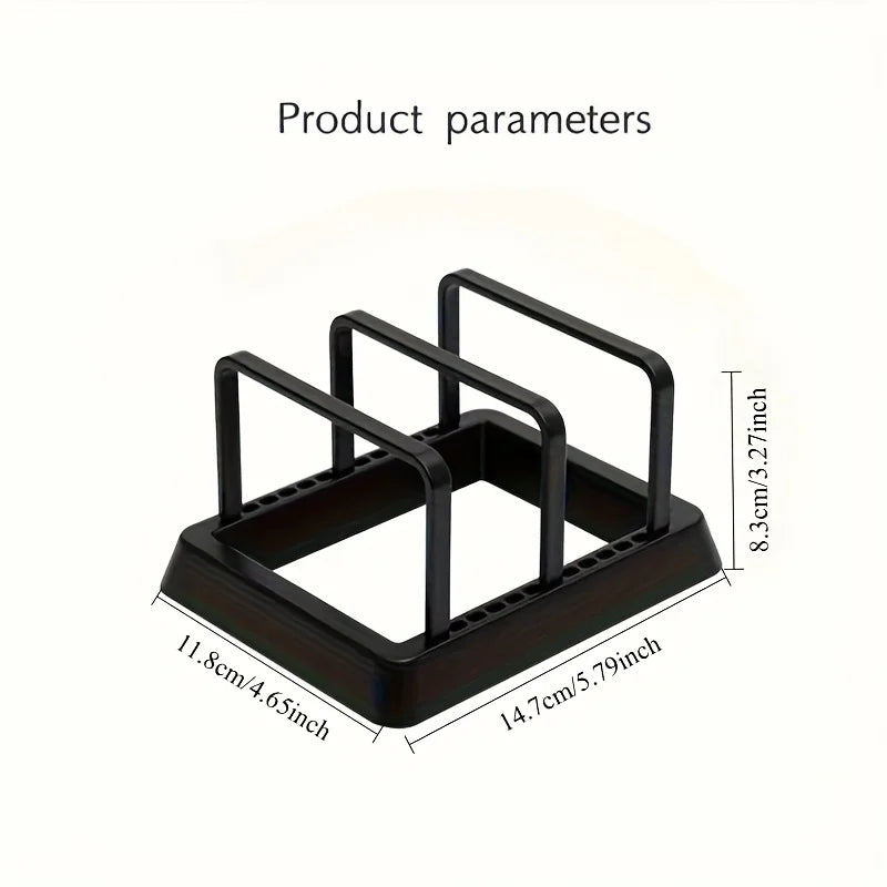 3-in-1 Kitchen Organizer Rack for Pots, Pans and Lids