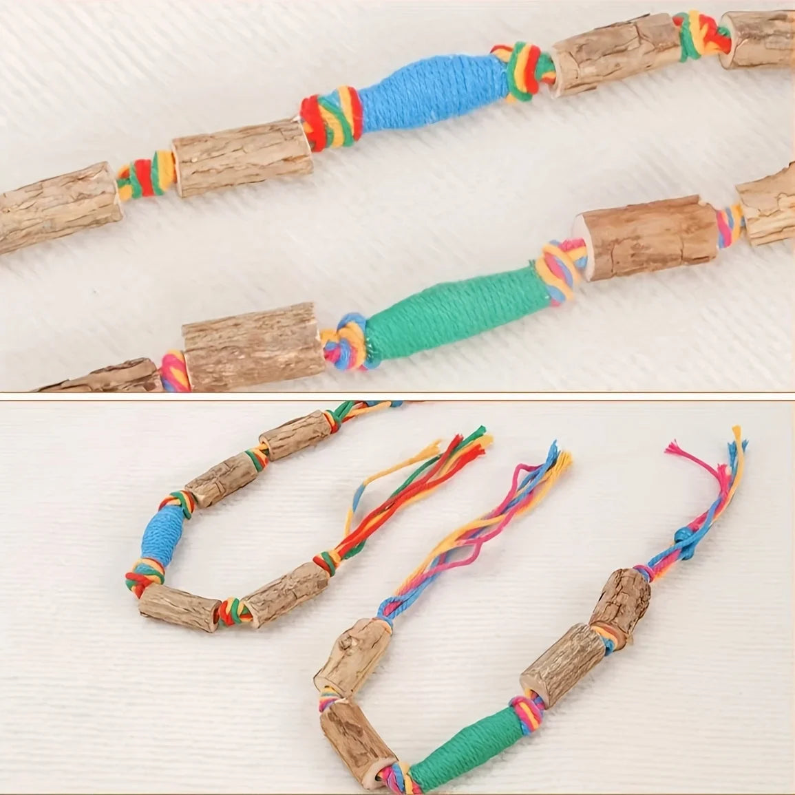 Natural Rope Cat Chew Toy, 2 Pack
