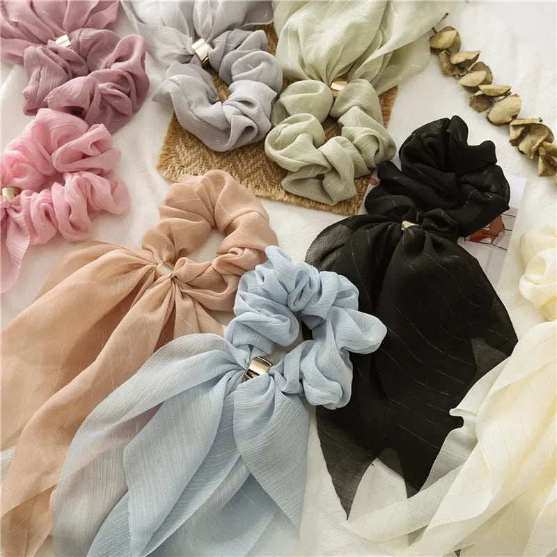 Ribbon Tail Scrunchies