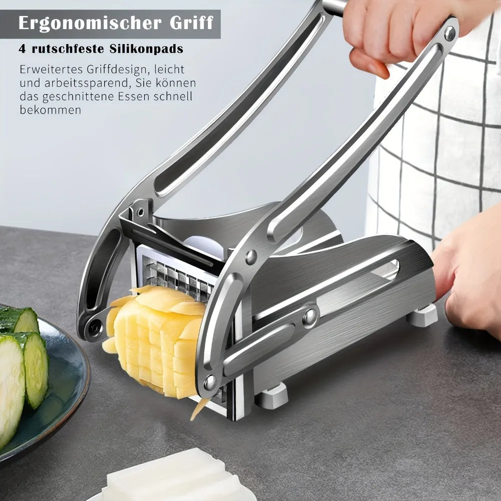 Stainless Steel French Fry Cutter and Vegetable Chopper