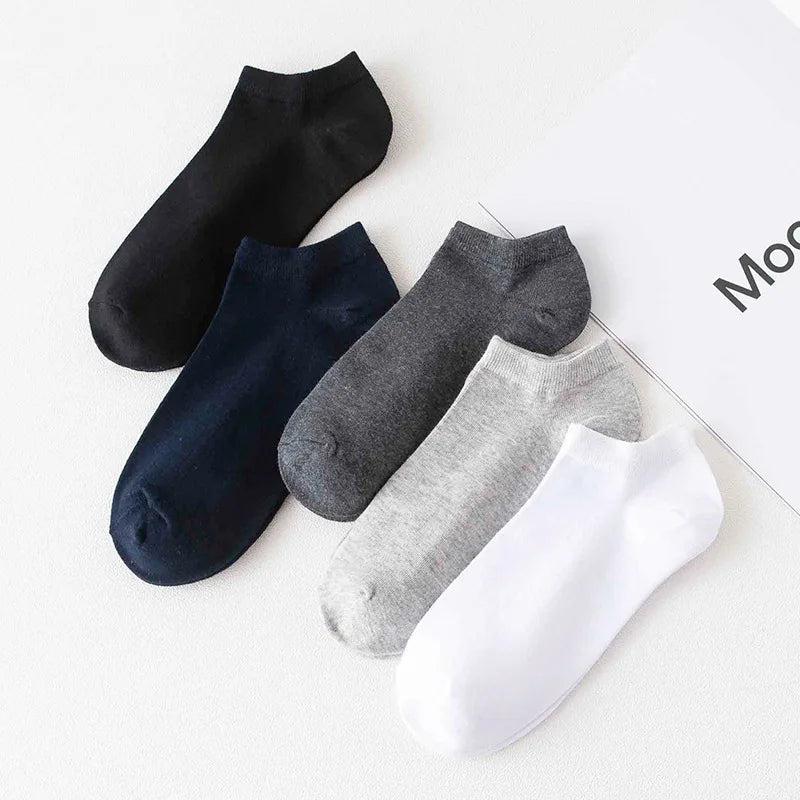 Unisex No-Show Ankle Socks, 10 to 40 Pairs
