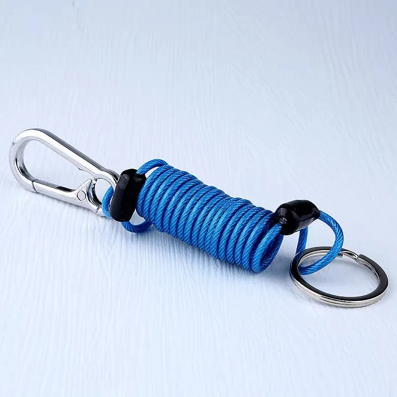 Retractable Steel Wire Keychain