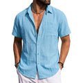 Men's Short-Sleeve Button-Down Shirt