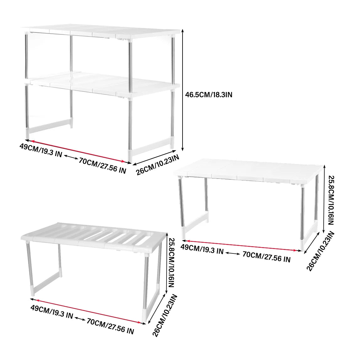 Kitchen Counter Shelf Organizer