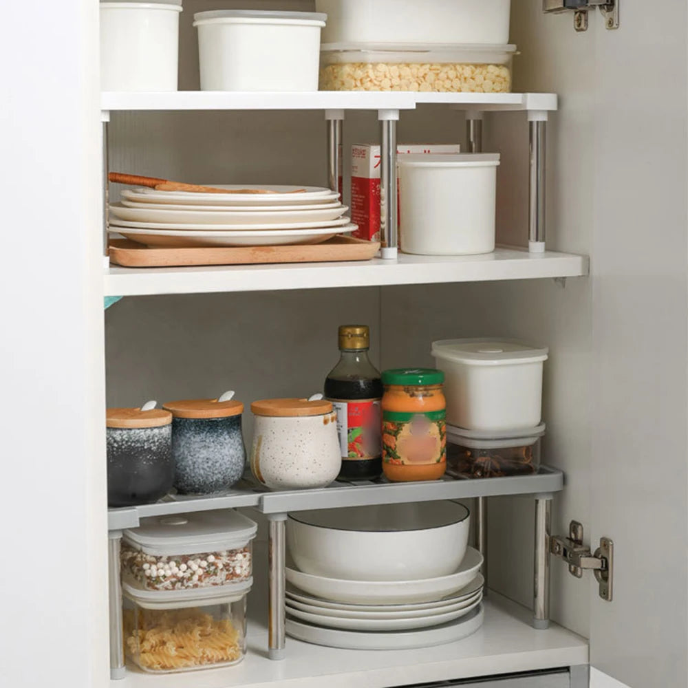 Retractable Cabinet Spice Bottle Rack