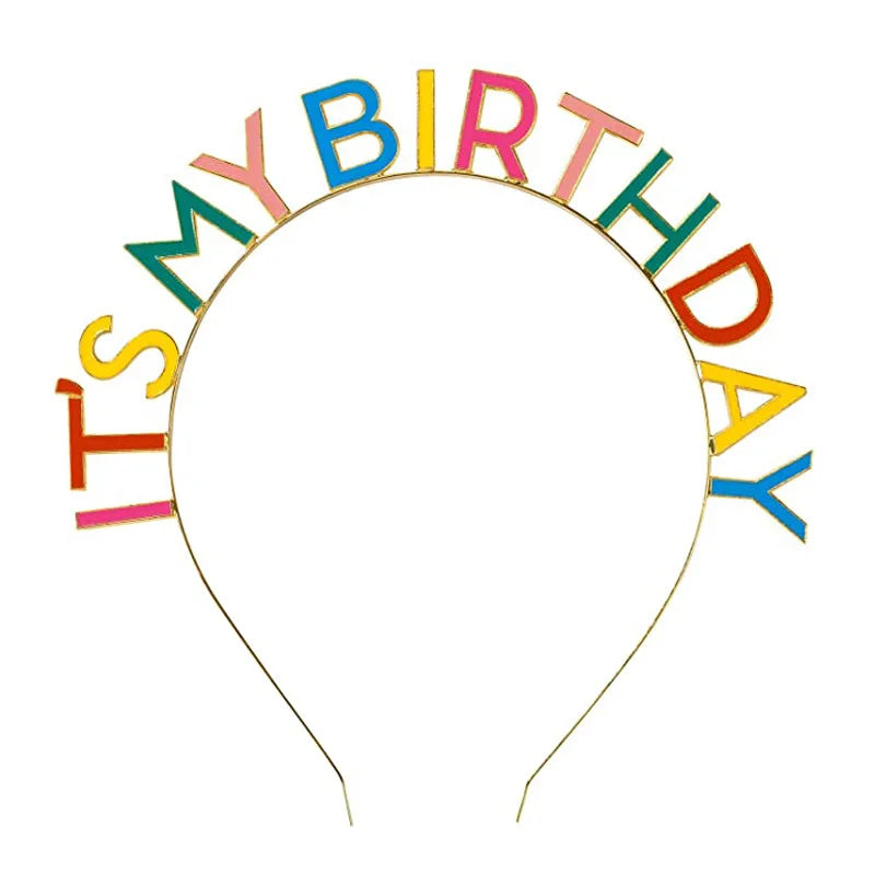 Adult Birthday Rhinestone Tiara Headband
