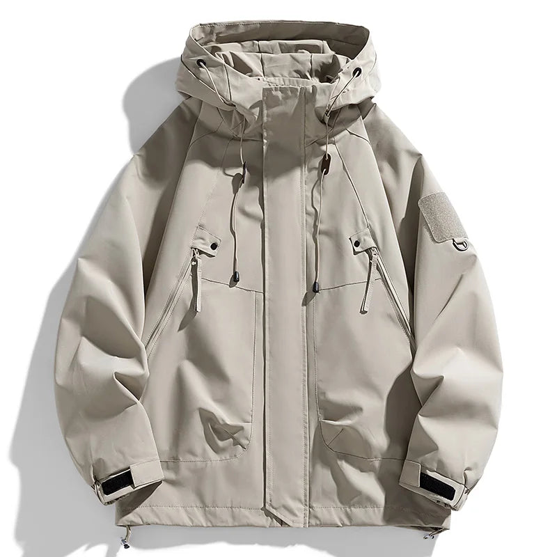 Men's Hooded Windbreaker Jacket