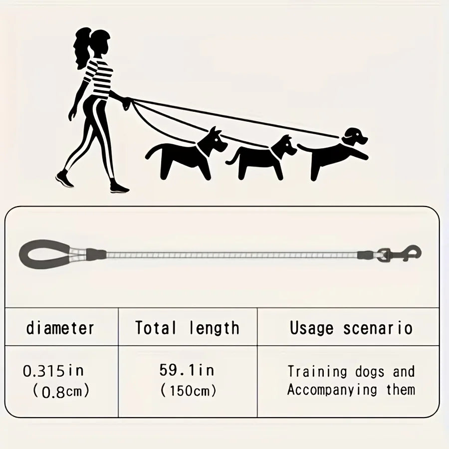Round Rope Dog Leash
