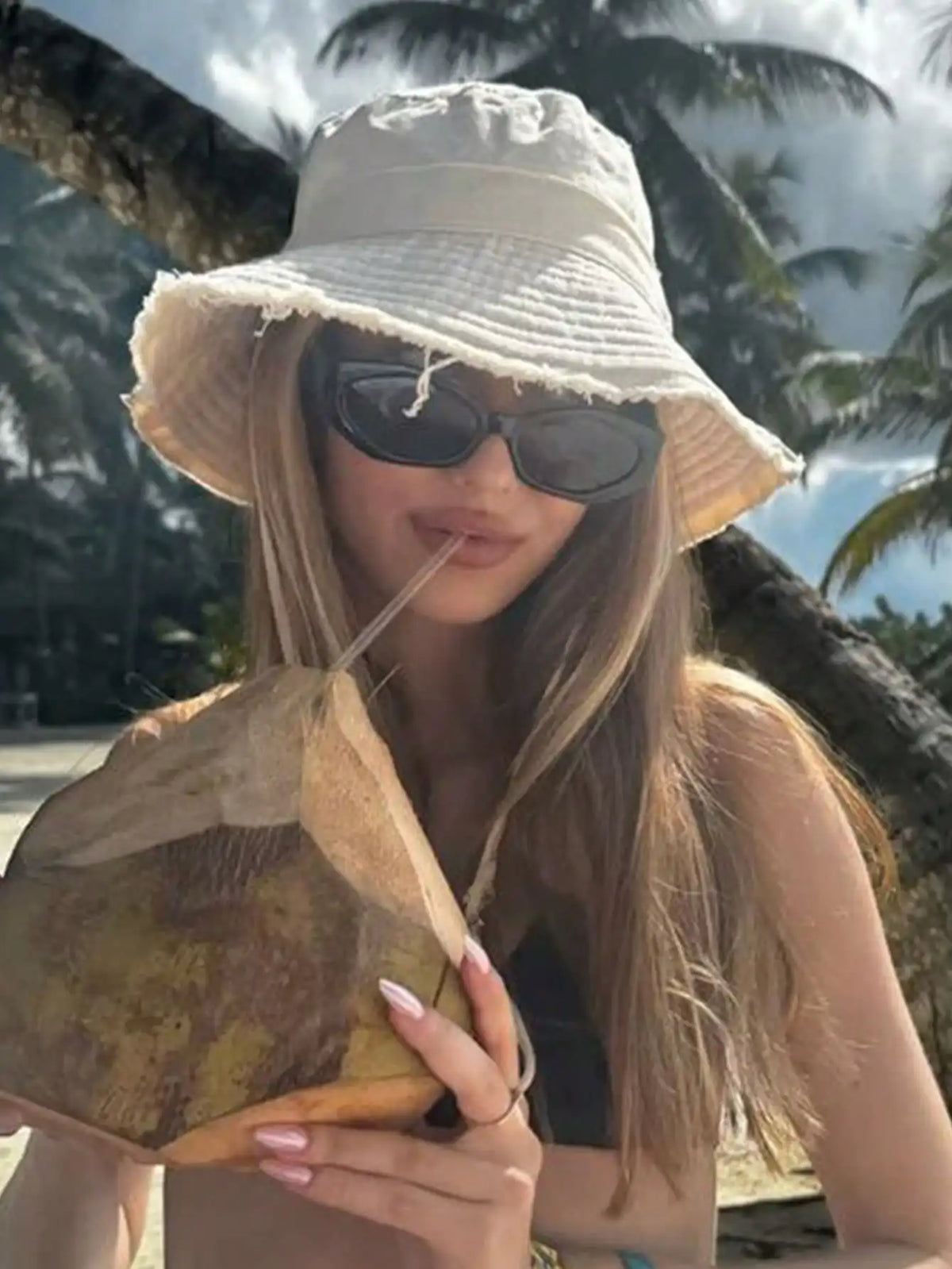 Distressed Bucket Hat