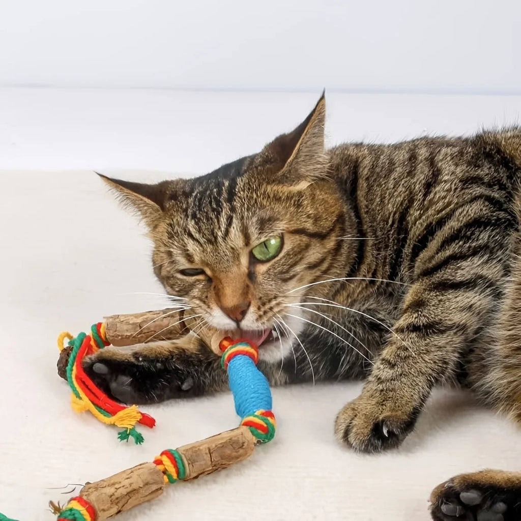 Natural Rope Cat Chew Toy, 2 Pack