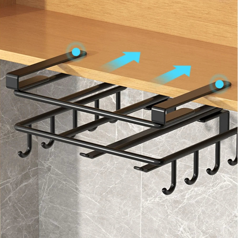 Under-Cabinet Hanging Organizer Rack
