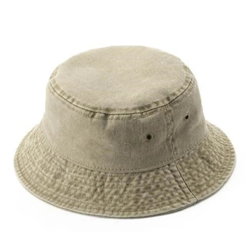 Washed Denim Bucket Hat