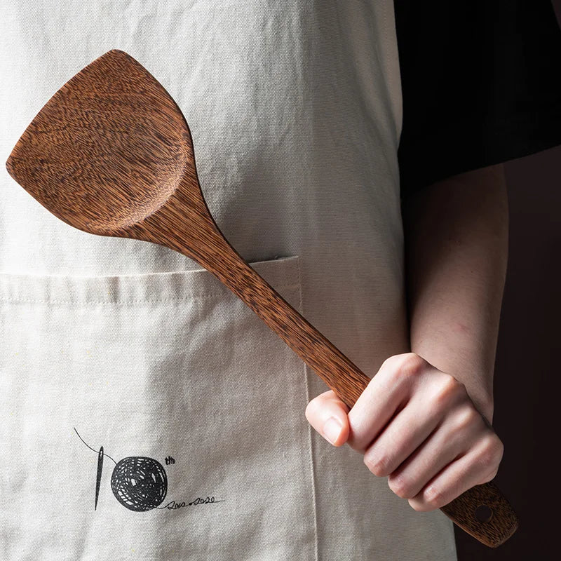 Kitchen Utensils with Wooden Handles