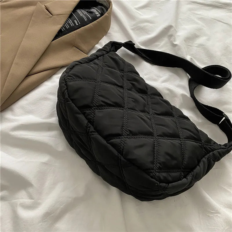 Women's Crossbody Bag with Bunny Charm