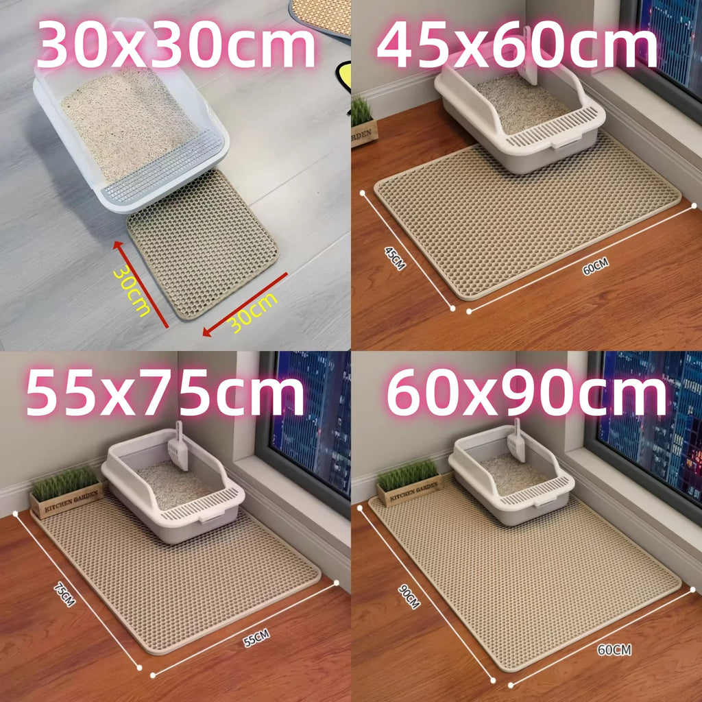Two-Layer Cat Litter Mat