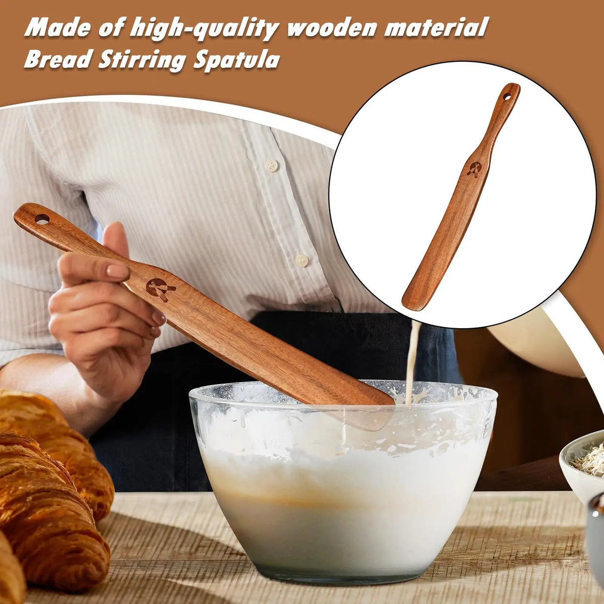 Slotted Kitchen Spatula and Stir Stick