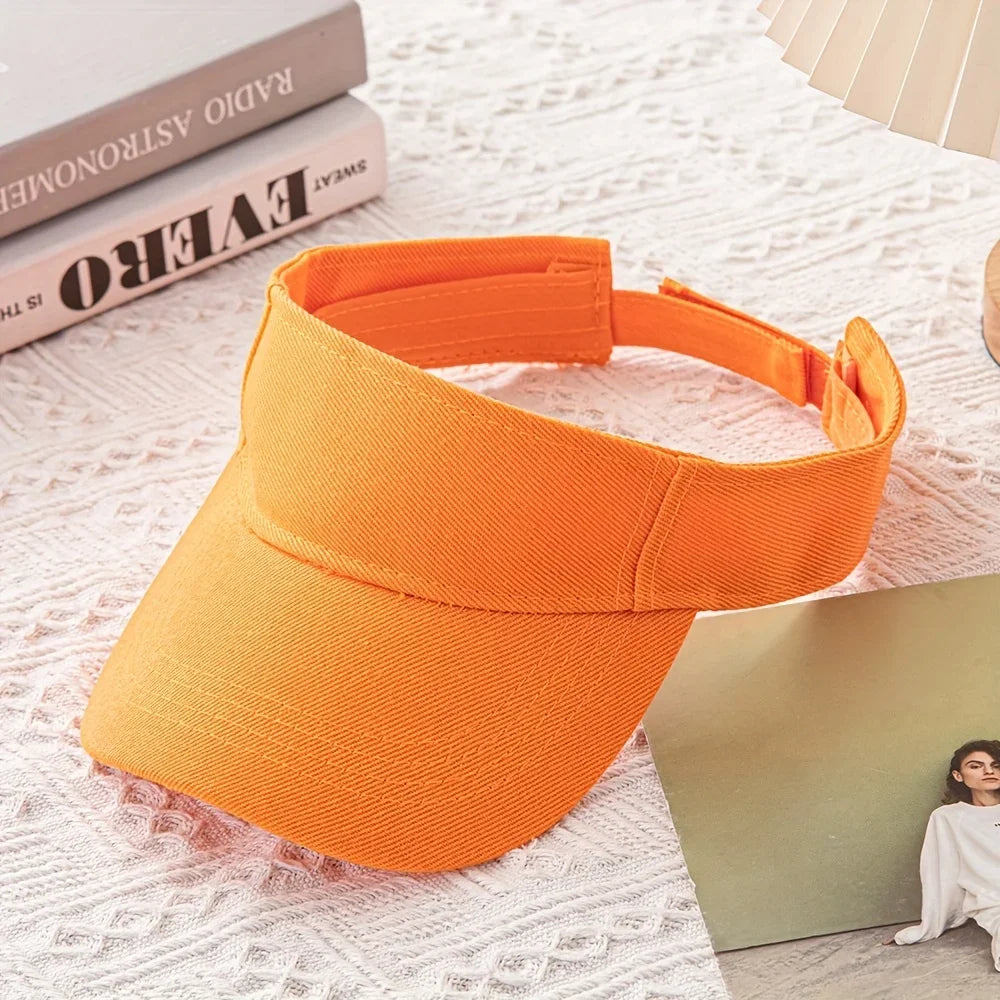 [Adjustable Breathable Sporty Sun Visor] Sporty Sun Visor Cap - Breathable, Adjustable Baseball Hat for Outdoor Activities