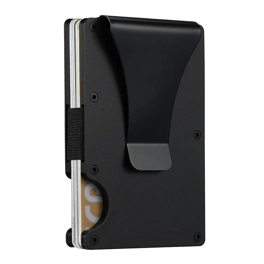 Slim Card Wallet with Money Clip