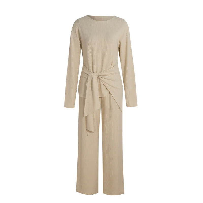 Women's Ribbed 2-Piece Loungewear Set