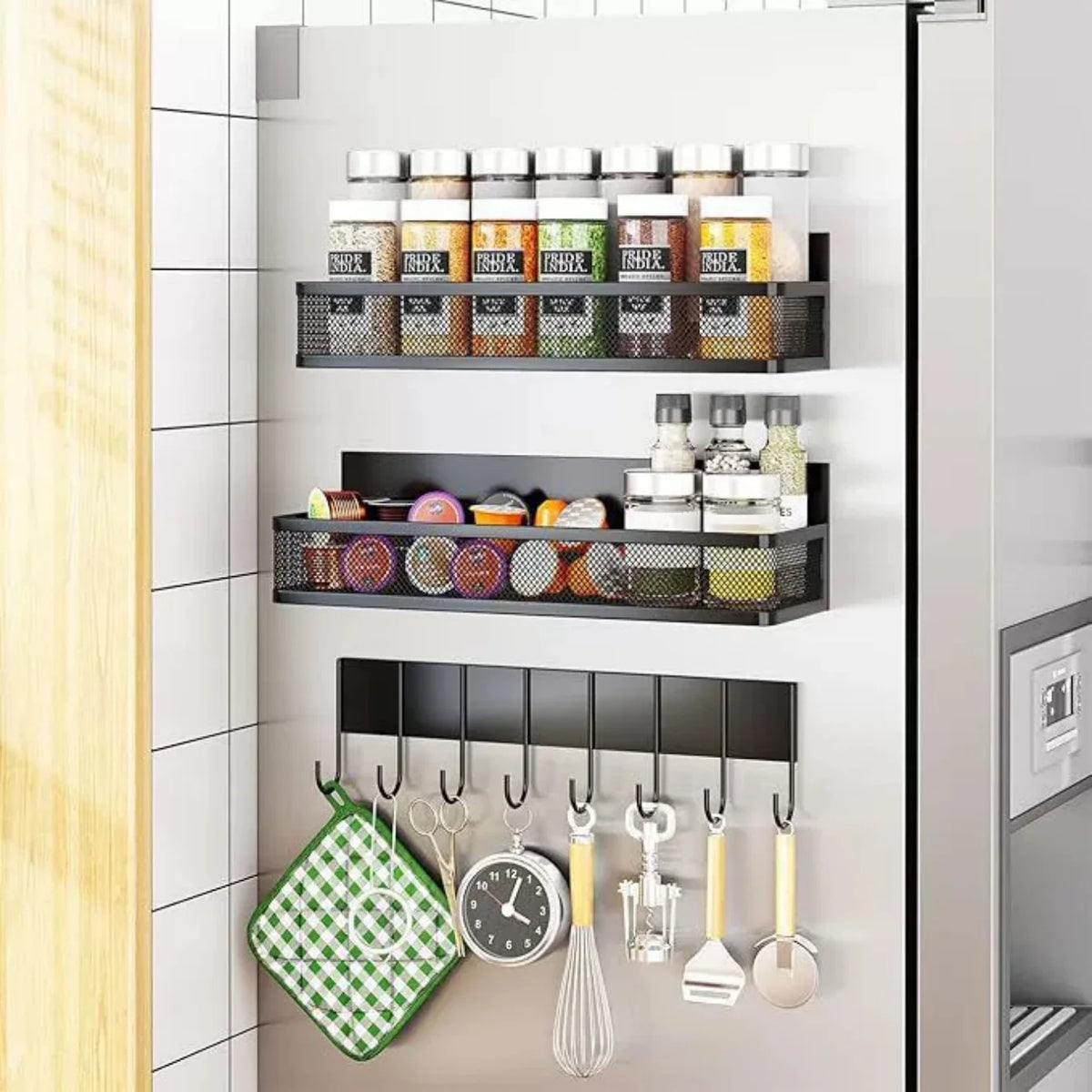 Magnetic Spice Rack for Refrigerator