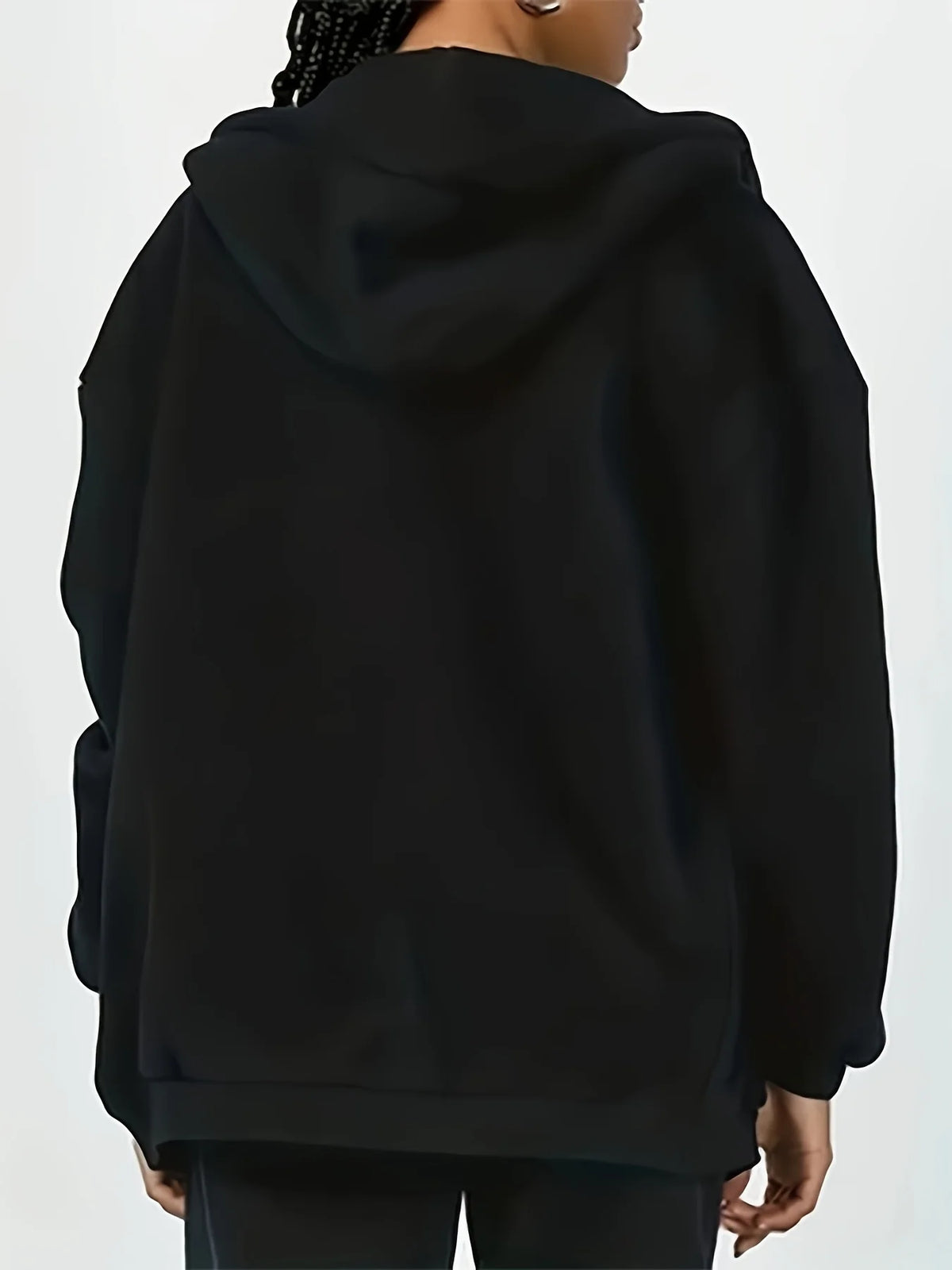 Women's Zip-Up Hoodie with Print