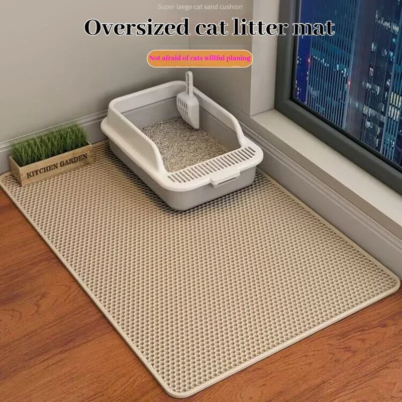 Two-Layer Cat Litter Mat
