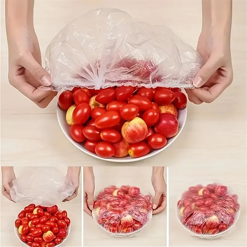 Disposable Food Covers, 100 Pack