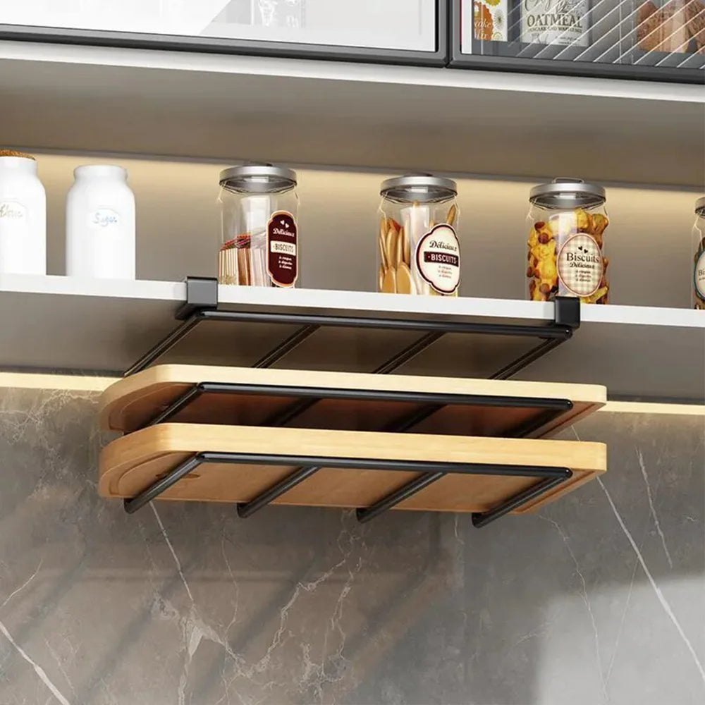 Under-Cabinet Hanging Organizer Rack