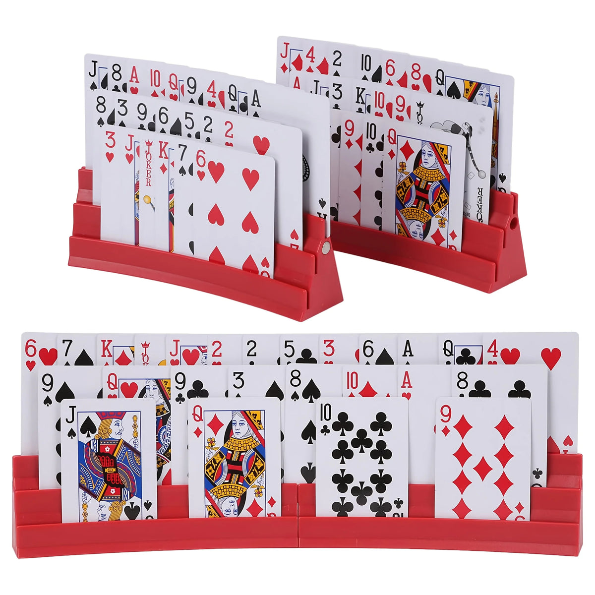 Three-Layer Plastic Card Storage Box