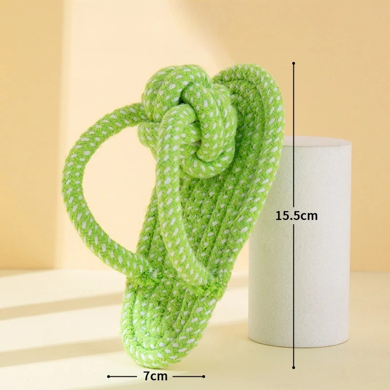 Dog Rope Ball Tug Toy