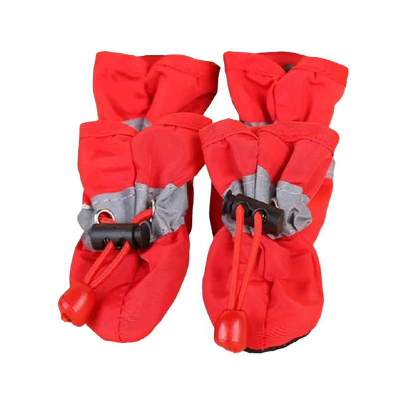 Pet Rain Boots, Set of 4