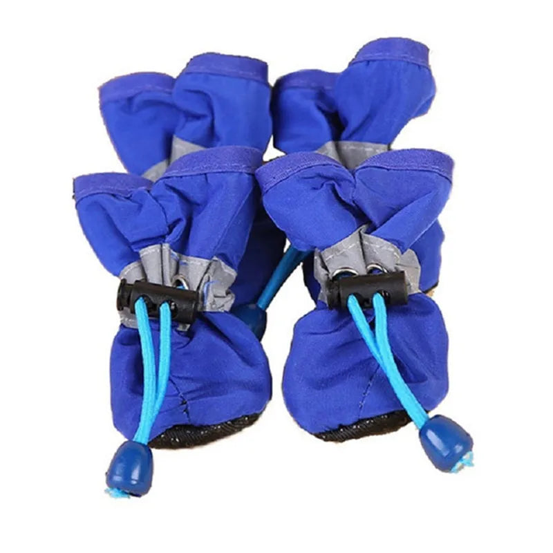 Pet Rain Boots, Set of 4