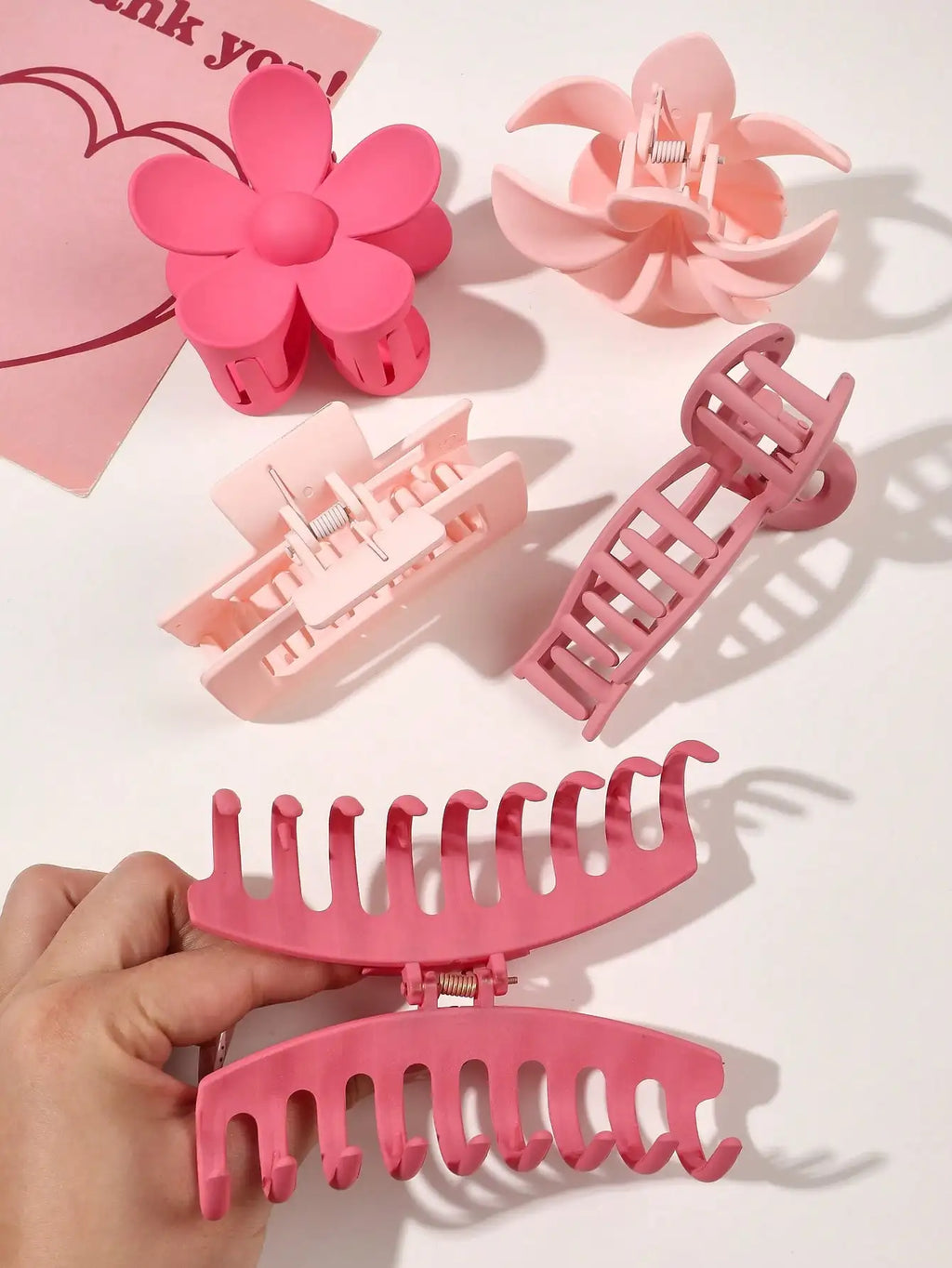 Matte Claw Clip Set