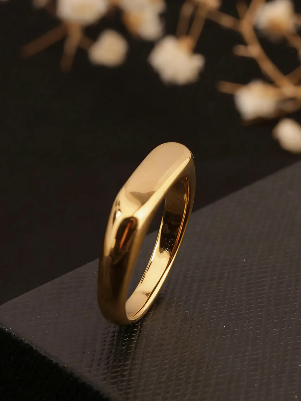 Plain Gold Signet Ring