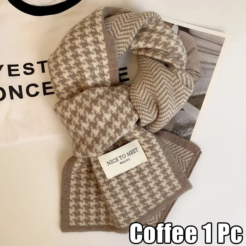 Double-Sided Knit Scarf
