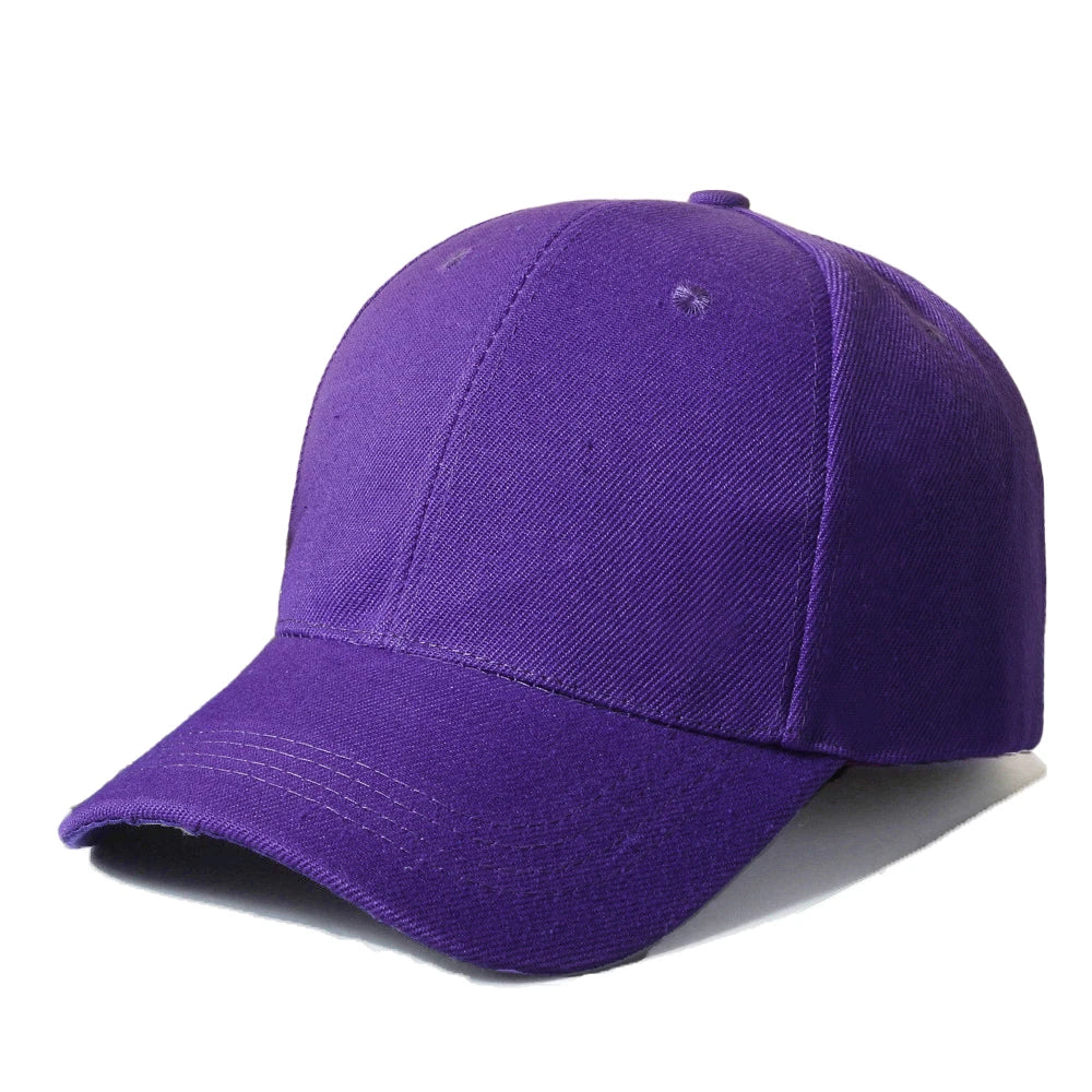 Classic Plain Baseball Cap for Men and Women, Multi Colors Available