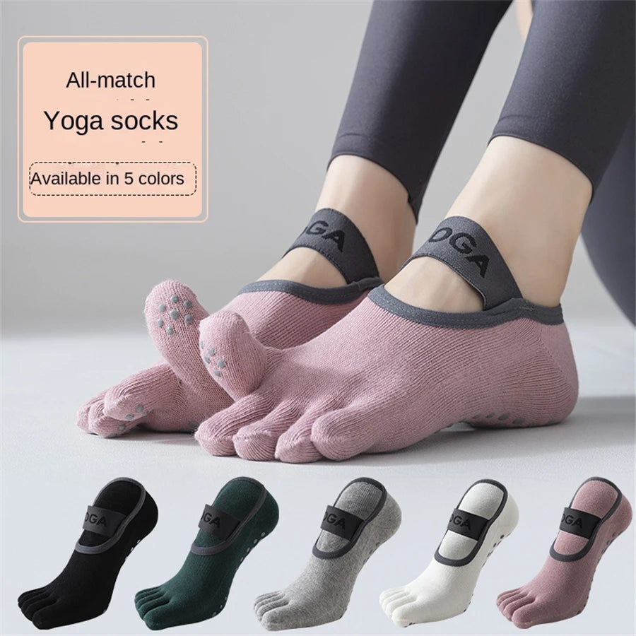 Women's Five-Toe Yoga Socks