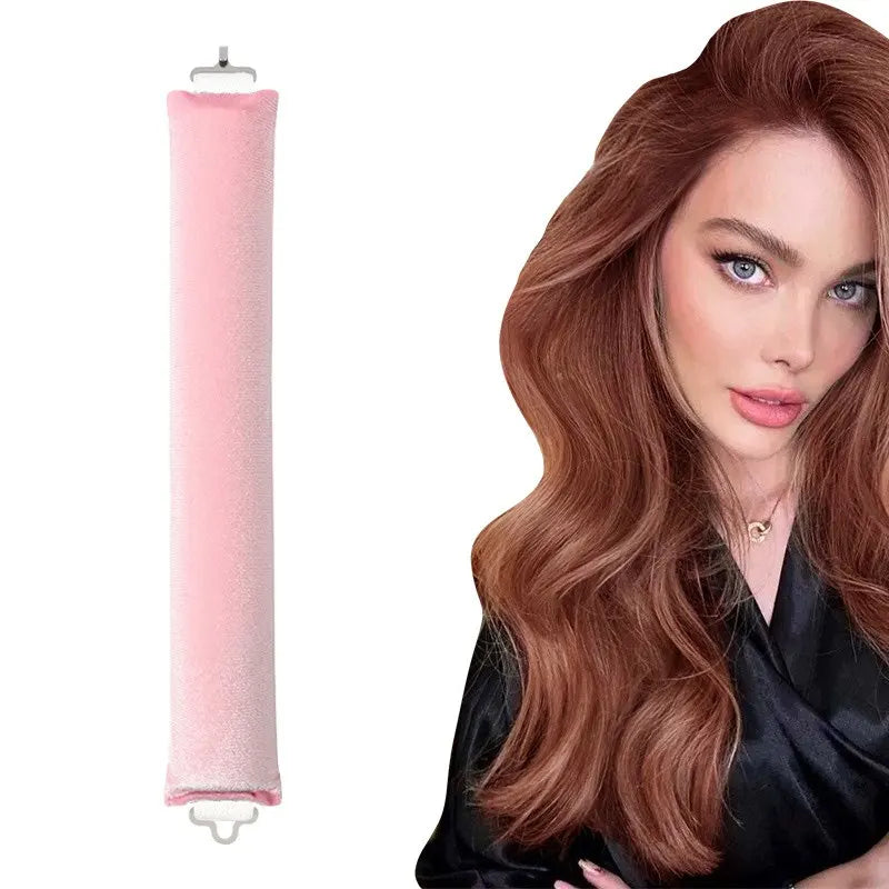 Heatless Hair Curlers Curling Rod Headband No Heat Hair Rollers Lazy Curls with Hook Sleeping Soft Flexi Rod Hair Styling Tools