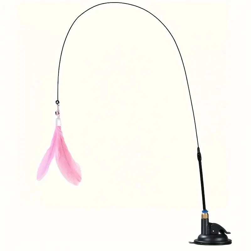 Cat Teaser Wand with Bell and Feather