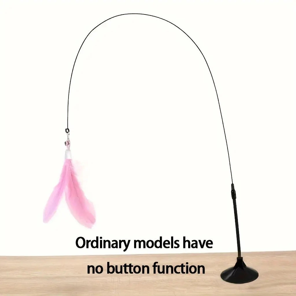 Cat Teaser Wand with Bell and Feather