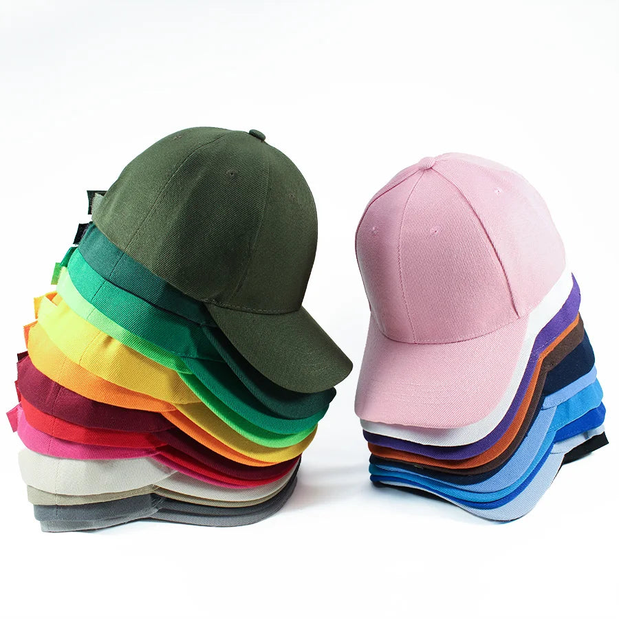 Classic Plain Baseball Cap for Men and Women, Multi Colors Available
