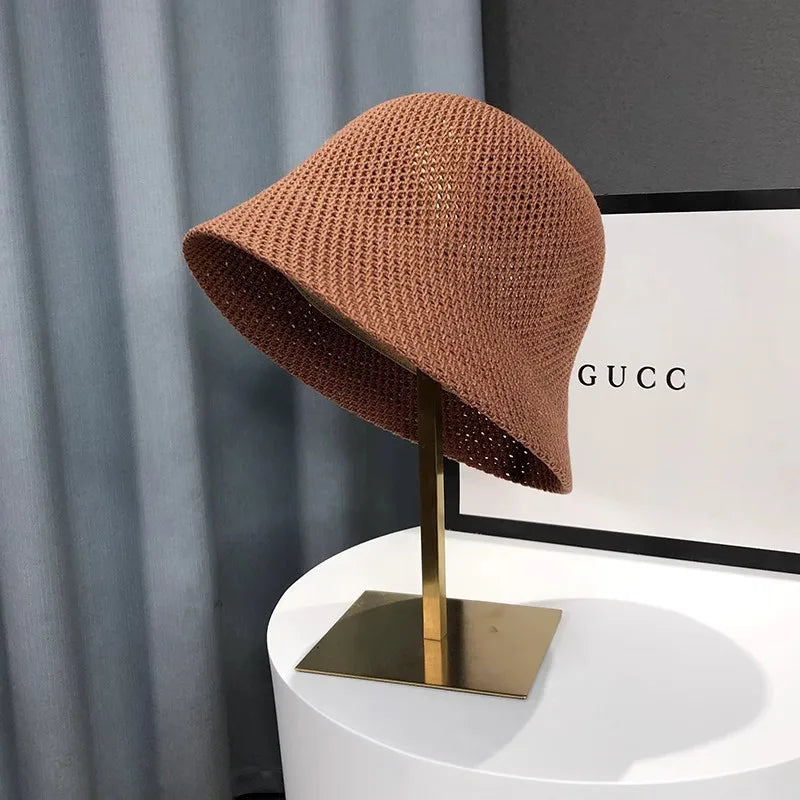 Wide-Brim Bucket Hat