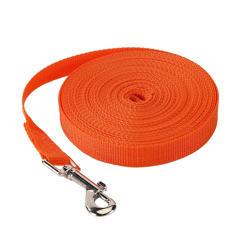 Long Nylon Dog Training Leash, 1.2M to 30M