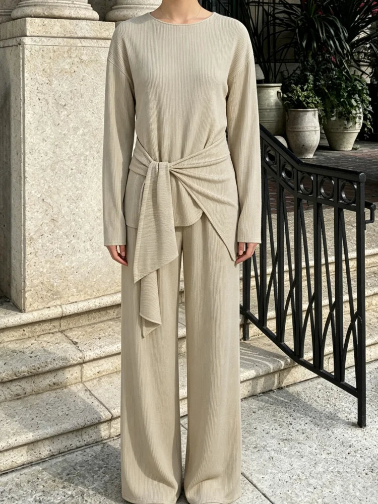 Women's Ribbed 2-Piece Loungewear Set