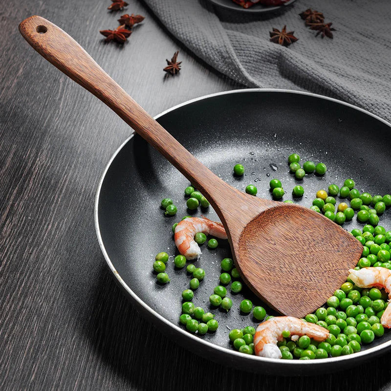 Kitchen Utensils with Wooden Handles