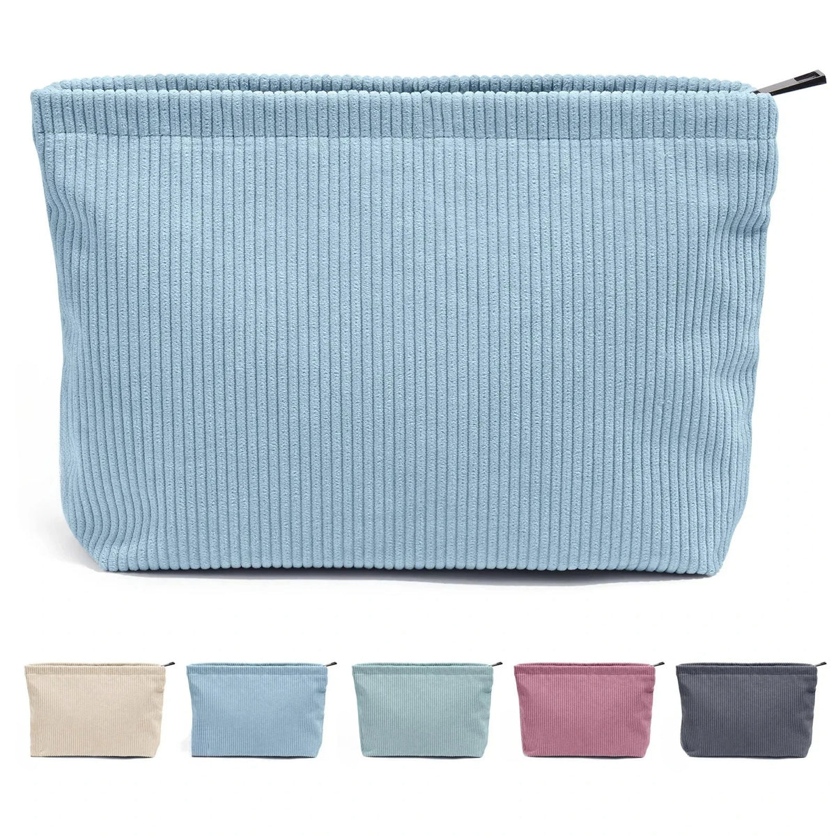 Large Corduroy Makeup Bag
